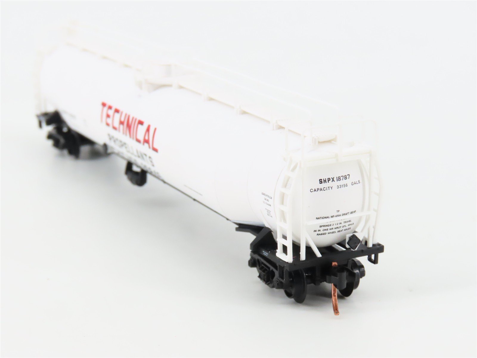N Scale Atlas 37043 SHPX Technical Propellants 33,000 Gallon Tank Car #18787