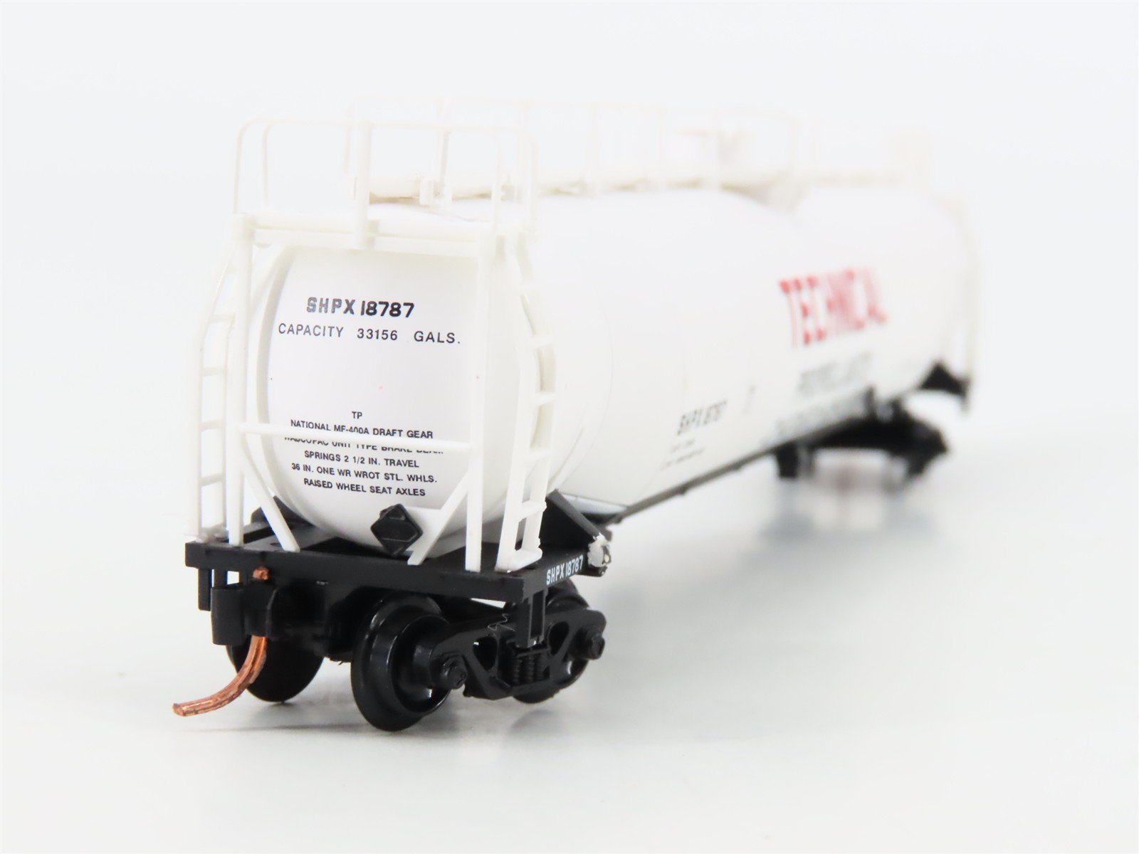 N Scale Atlas 37043 SHPX Technical Propellants 33,000 Gallon Tank Car #18787