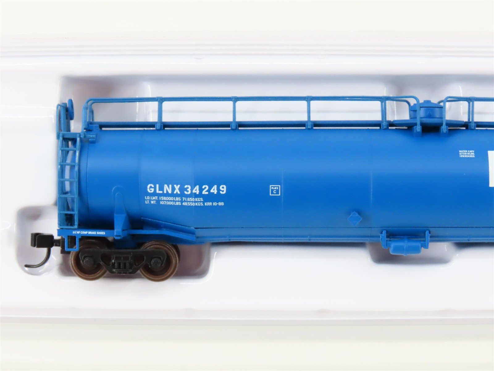 N Scale Atlas 37162 GLNX 33,000 Gallon Tank Car #34249
