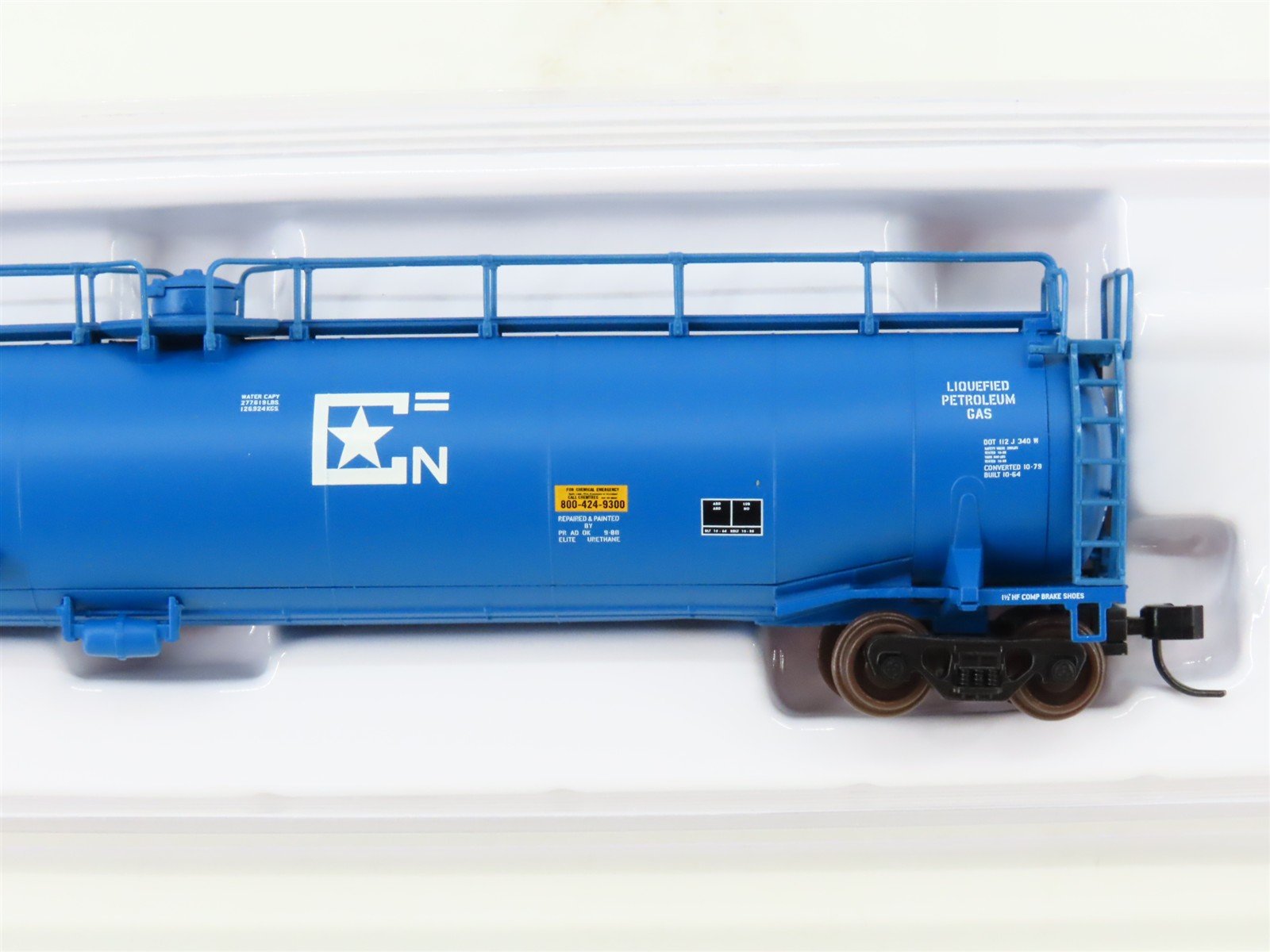 N Scale Atlas 37162 GLNX 33,000 Gallon Tank Car #34249