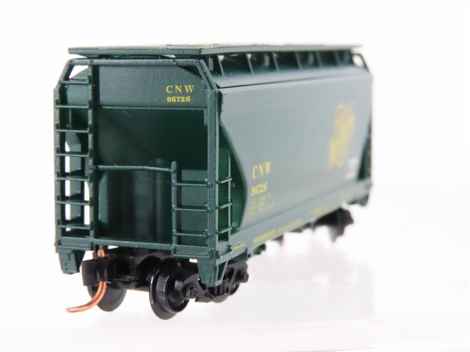 N Scale Atlas CNW Chicago & North Western 2-Bay Covered Hopper #96726