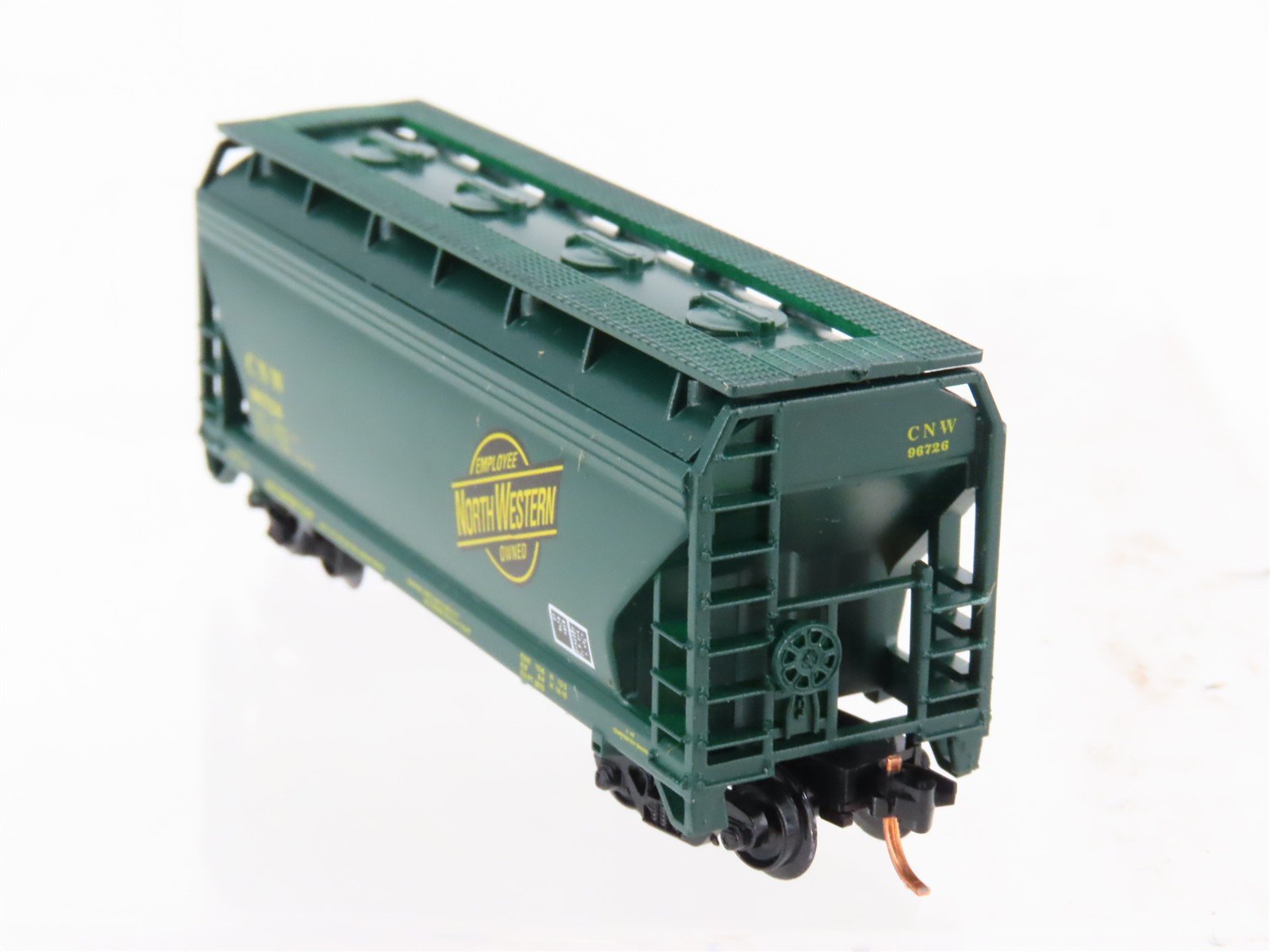 N Scale Atlas CNW Chicago & North Western 2-Bay Covered Hopper #96726