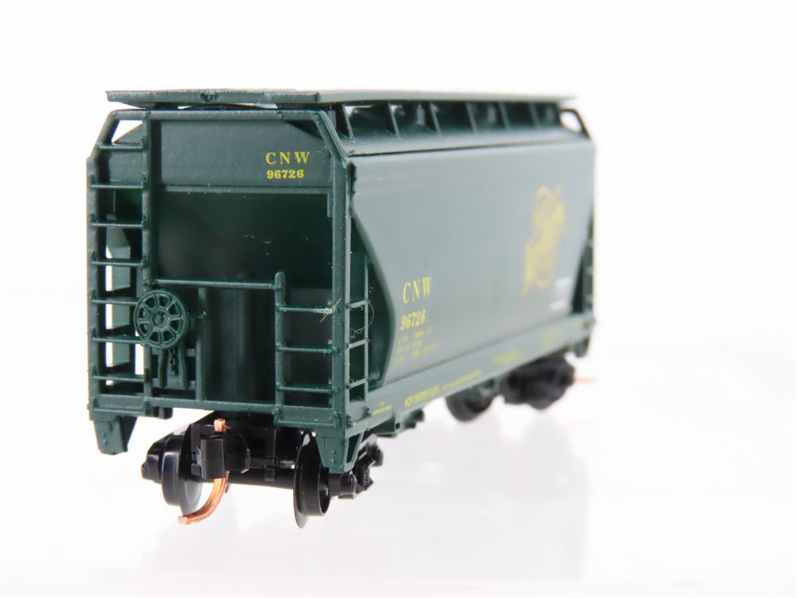 N Scale Atlas CNW Chicago & North Western 2-Bay Covered Hopper #96726