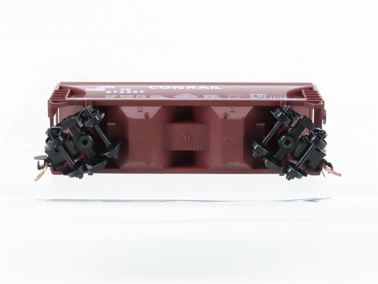 N Scale Atlas CR Conrail 2-Bay Covered Hopper #876347