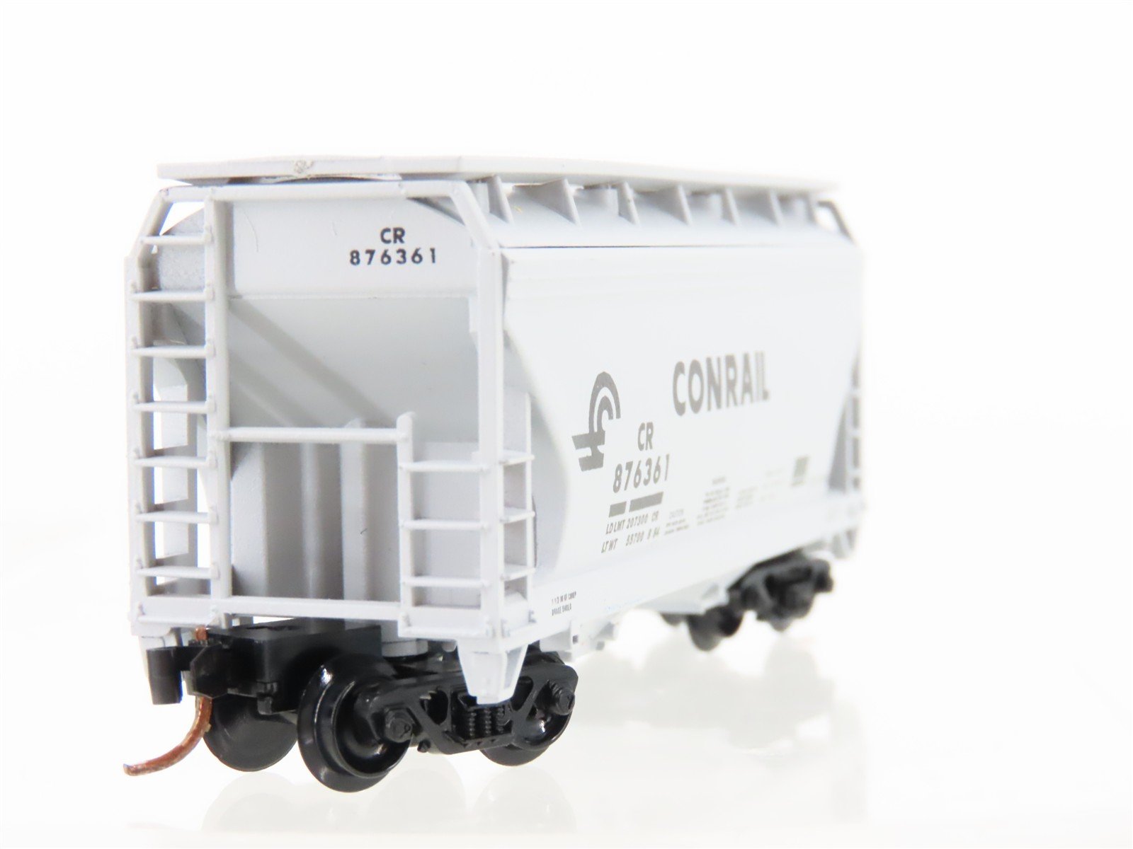 N Scale Atlas CR Conrail Railroad 2-Bay Covered Hopper #876361