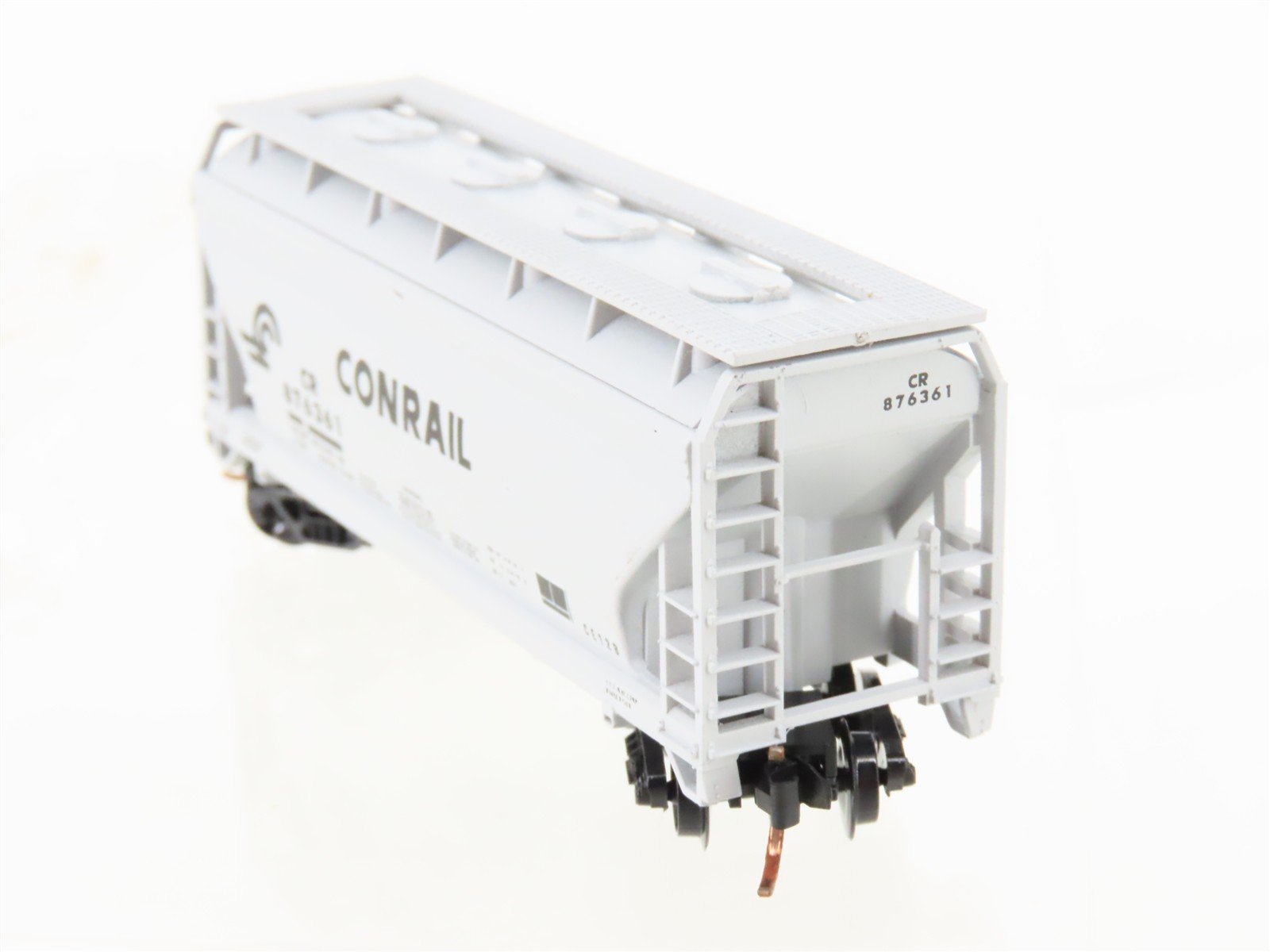 N Scale Atlas CR Conrail Railroad 2-Bay Covered Hopper #876361