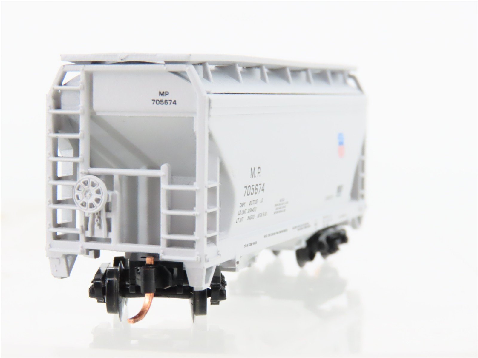 N Scale Atlas MP Missouri Pacific Railroad 2-Bay Covered Hopper #705674