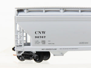 N Scale Atlas CNW Chicago & North Western Railroad 2-Bay Covered Hopper #96767