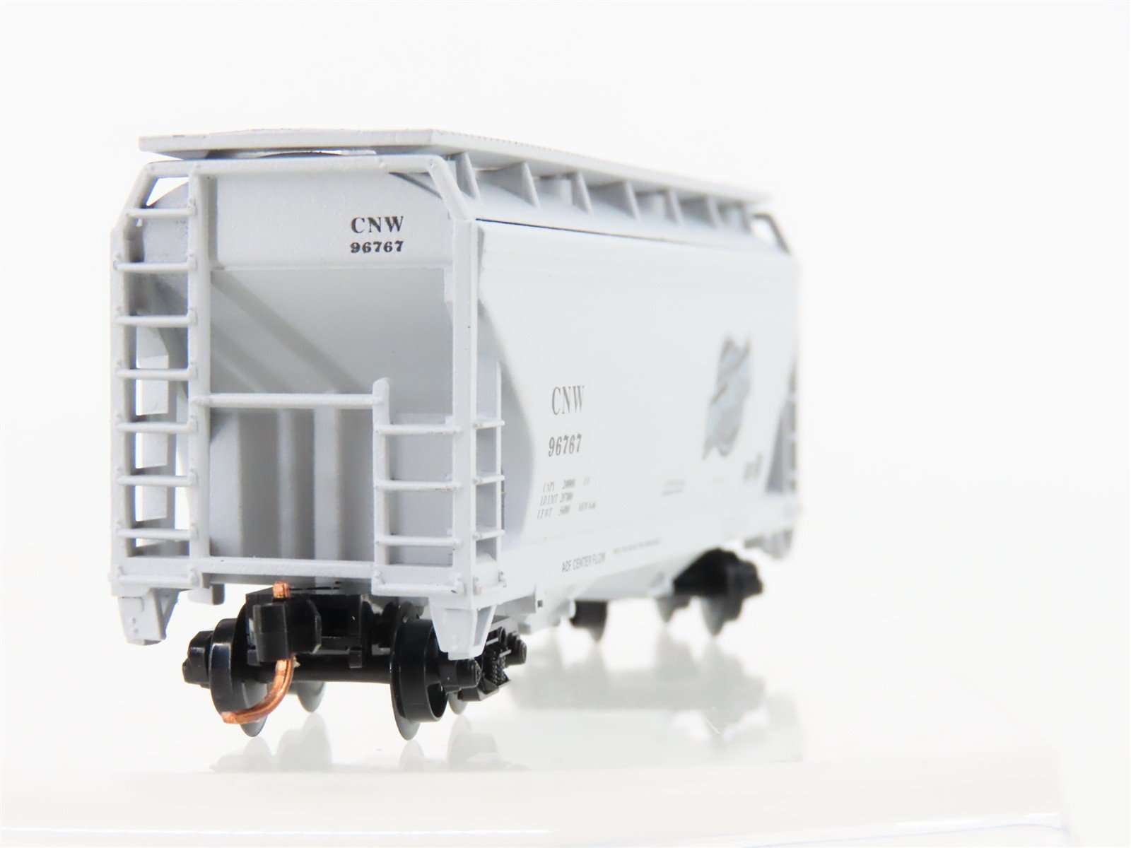 N Scale Atlas CNW Chicago & North Western Railroad 2-Bay Covered Hopper #96767