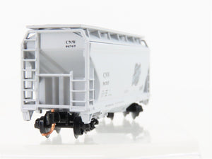 N Scale Atlas CNW Chicago & North Western Railroad 2-Bay Covered Hopper #96767