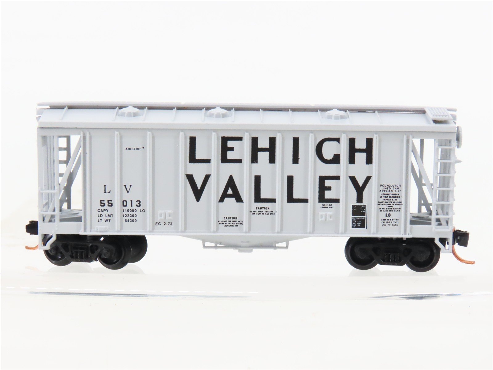 N Scale Atlas LV Lehigh Valley Railroad Airslide Covered Hopper #55013