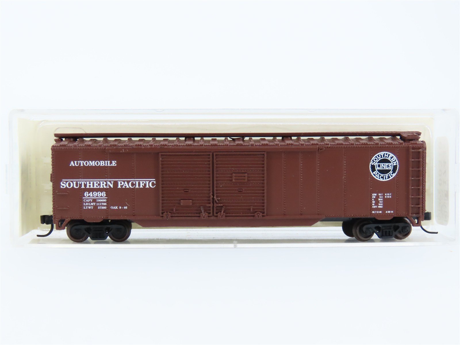 N Scale Aztec SP2020-13 SP Southern Pacific Railroad Automobile Box Car #64996
