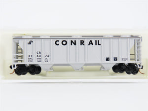 N Scale Atlas CR Conrail Railroad 3-Bay Covered Hopper #876376