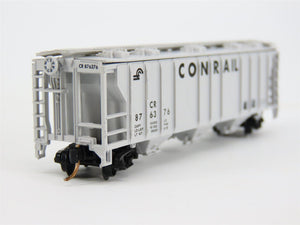 N Scale Atlas CR Conrail Railroad 3-Bay Covered Hopper #876376