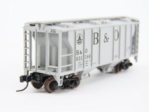 N Scale Atlas B&O Baltimore & Ohio Railroad 2-Bay Covered Hopper #631686