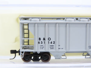 N Scale Atlas B&O Baltimore & Ohio Railroad 2-Bay Covered Hopper #631142