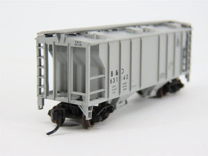 N Scale Atlas B&O Baltimore & Ohio Railroad 2-Bay Covered Hopper #631142