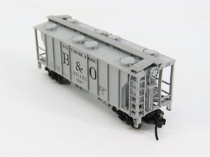 N Scale Atlas B&O Baltimore & Ohio Railroad 2-Bay Covered Hopper #631463