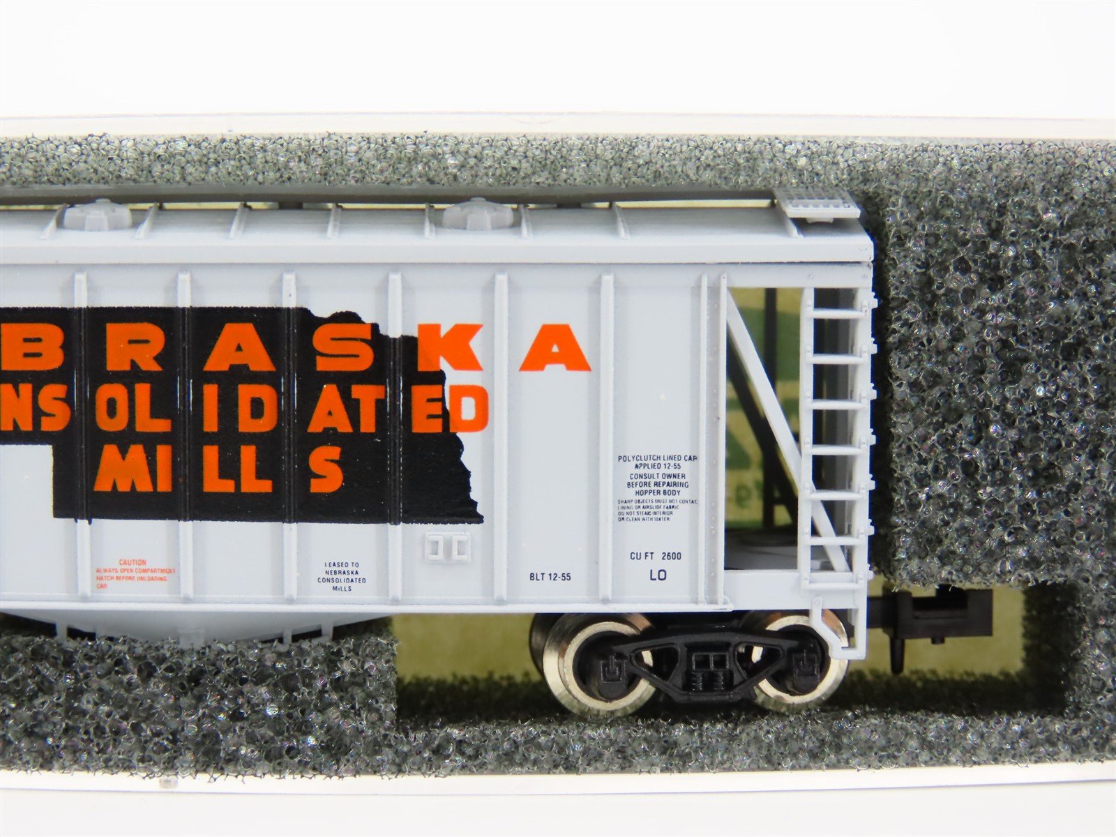 N Atlas Aztec NCM2042-1 GACX Nebraska Consolidated Mills Airslide Hopper #42397