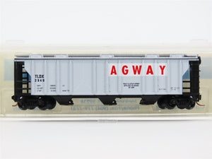 N Scale Atlas S&R Models 619 TLDX Agway 3-Bay Covered Hopper #2949