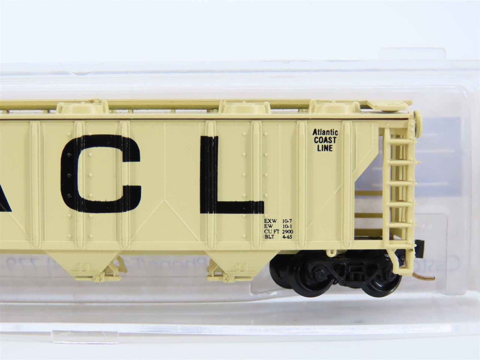 N Atlas Special Run 503 ACL Atlantic Coast Line 3-Bay Covered Hopper #89538