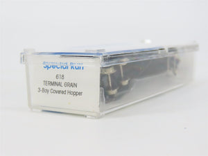 N Scale Atlas S&R Models 618 TLDX Terminal Grain 3-Bay Covered Hopper #5376