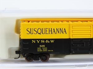 N Scale Atlas Squeak N Products SQ-0042 NYS&W Susquehanna 40' Box Car #526