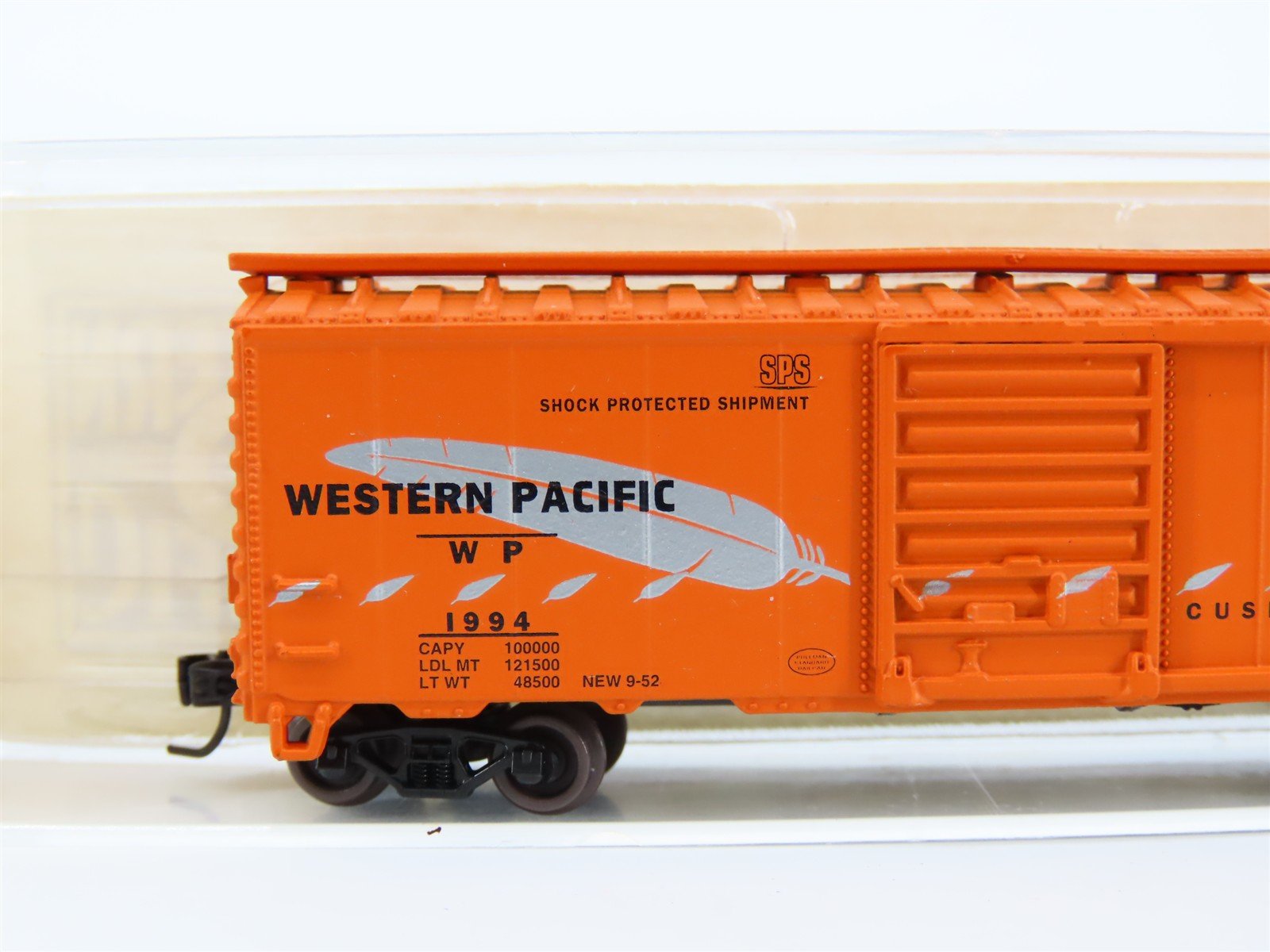 N Scale Atlas NSC Convention WP Western Pacific Feather Box Car #1994