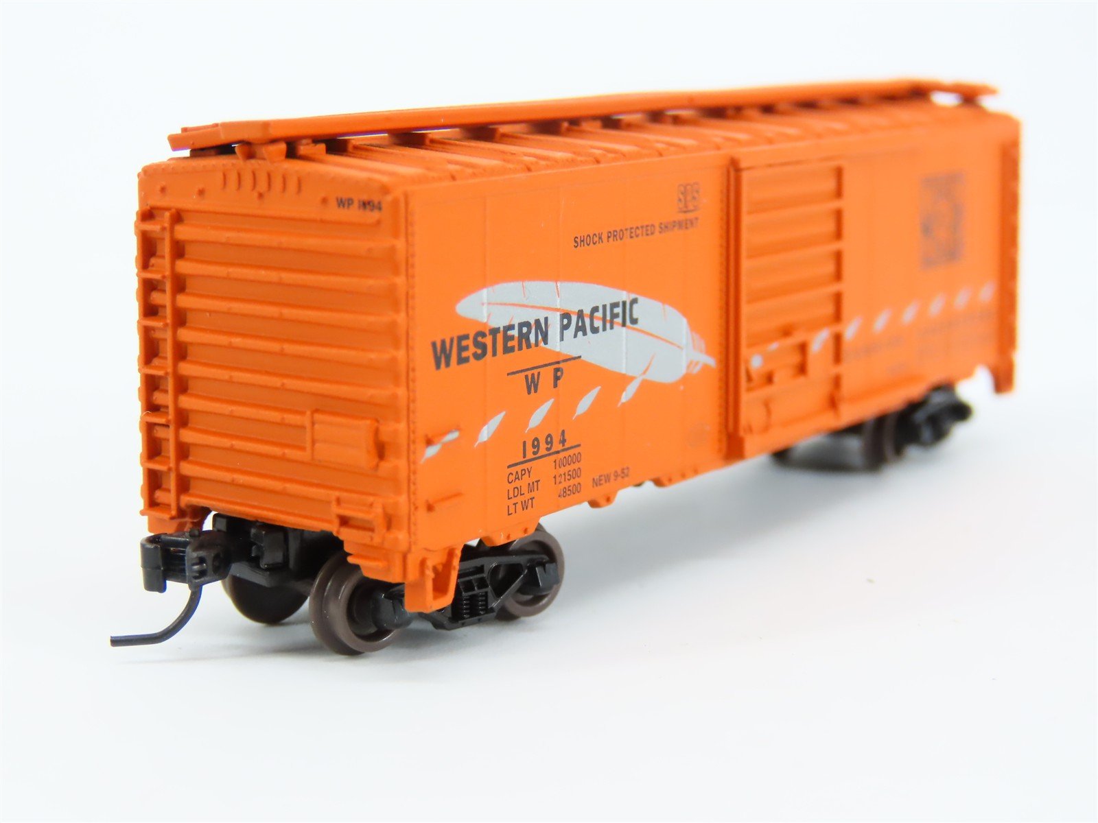 N Scale Atlas NSC Convention WP Western Pacific Feather Box Car #1994