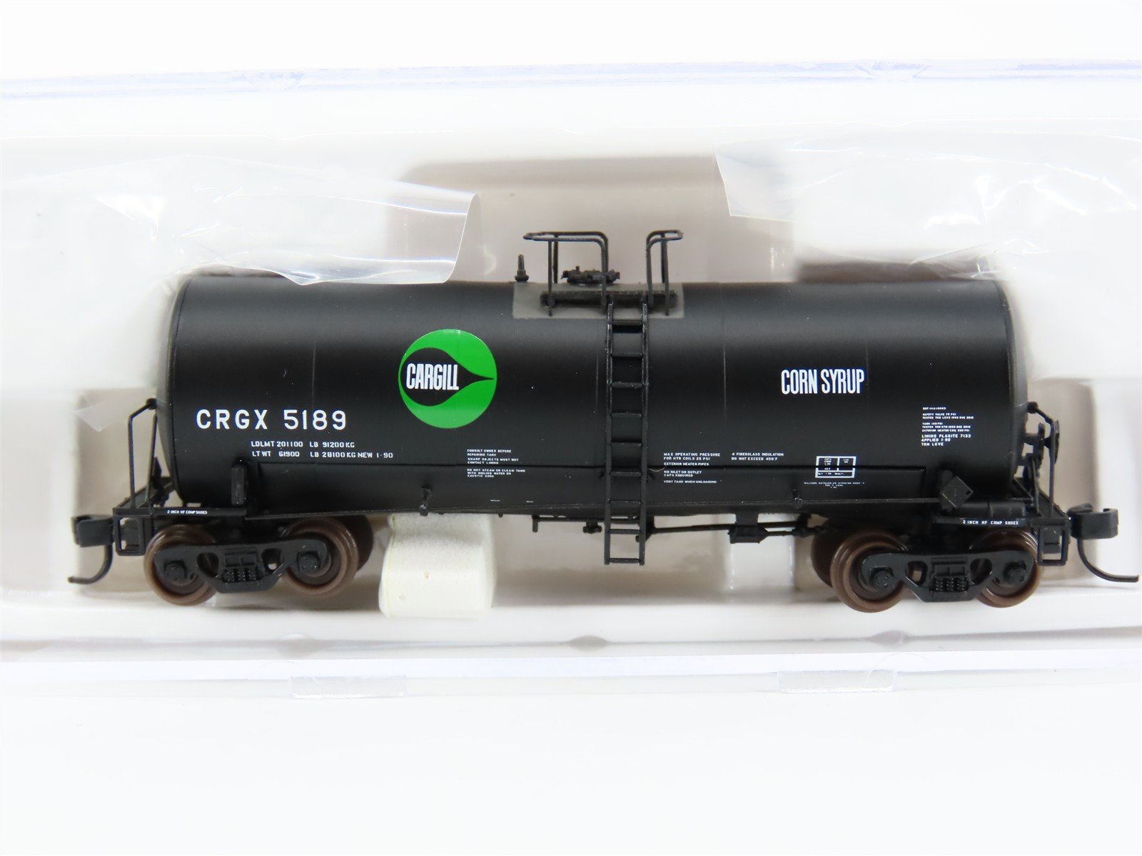 N Scale Atlas 40223 CRGX Cargill 17,600 Gallon Corn Syrup Tank Car #5189