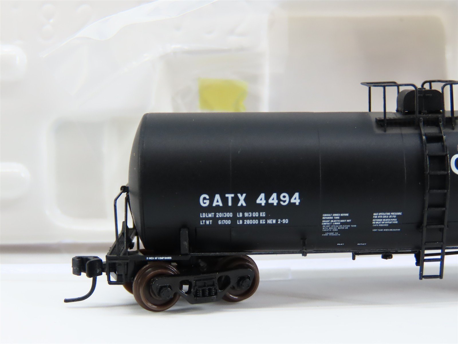 N Scale Atlas 40252 GATX Corn Products 17,600 Gallon Tank Car #4494