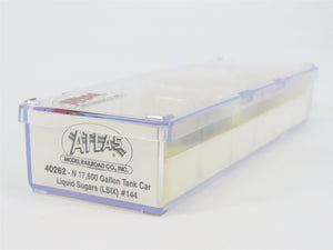 N Scale Atlas 40262 LSOX Liquid Sugars 17,600 Gallon Tank Car #144