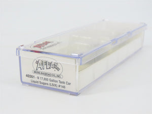 N Scale Atlas 40261 LSIX Liquid Sugars 17,600 Gallon Tank Car #140