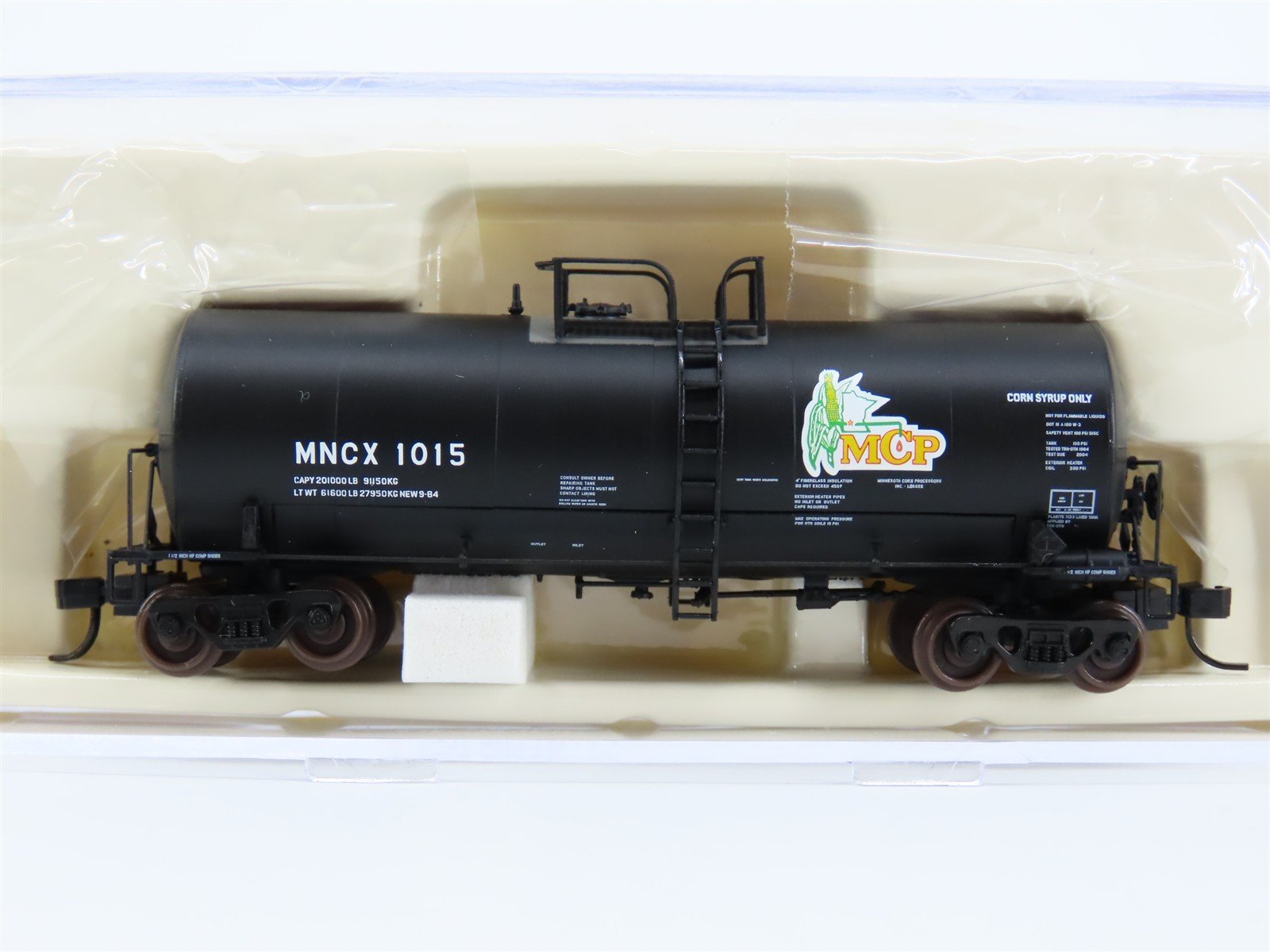 N Scale Atlas 40277 MNCX Minnesota Corn Processors 17,600 Gallon Tank Car #1015