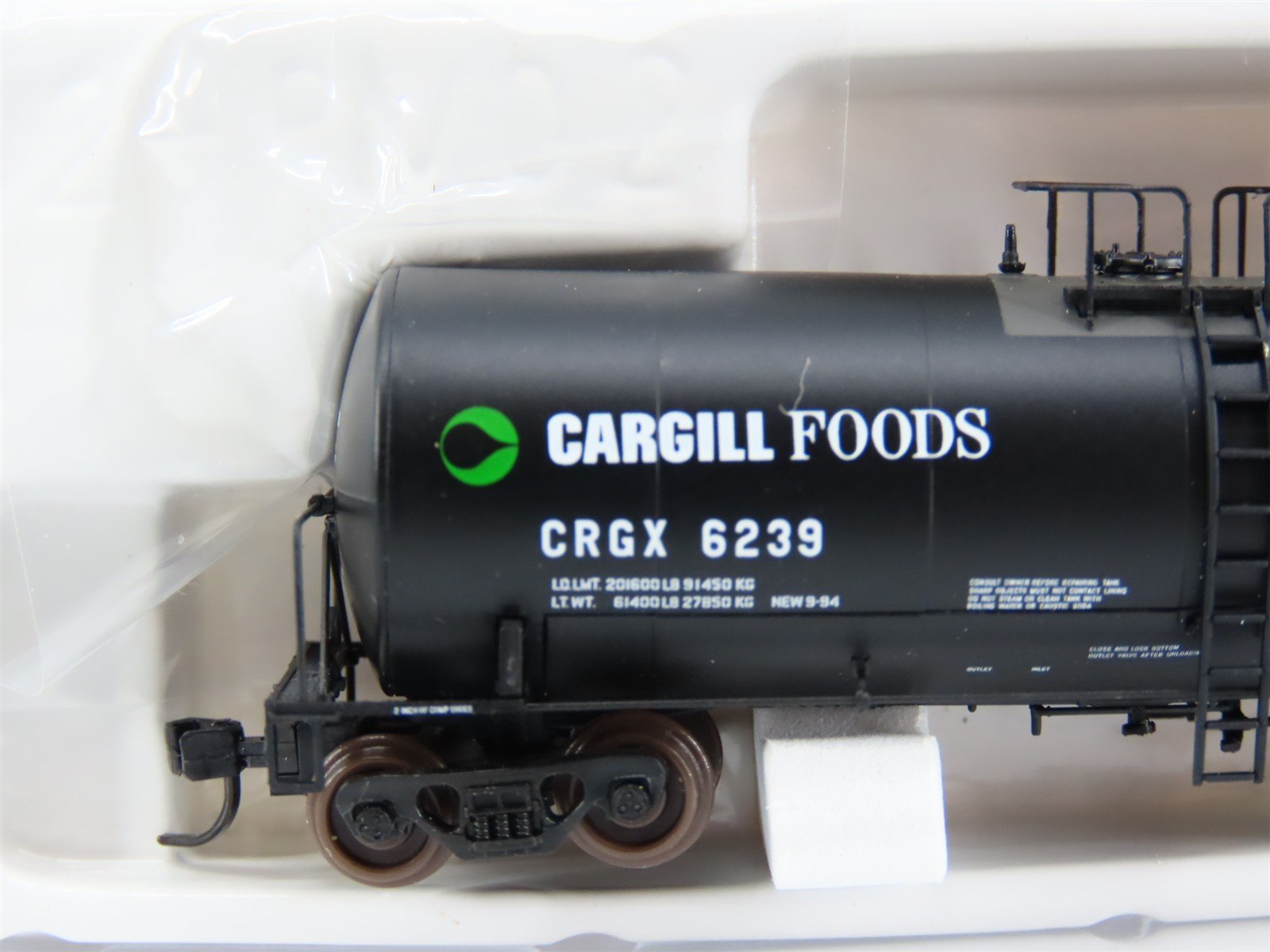 N Scale Atlas 40301 CRGX Cargill Foods 17,600 Gallon Corn Syrup Tank Car #6239