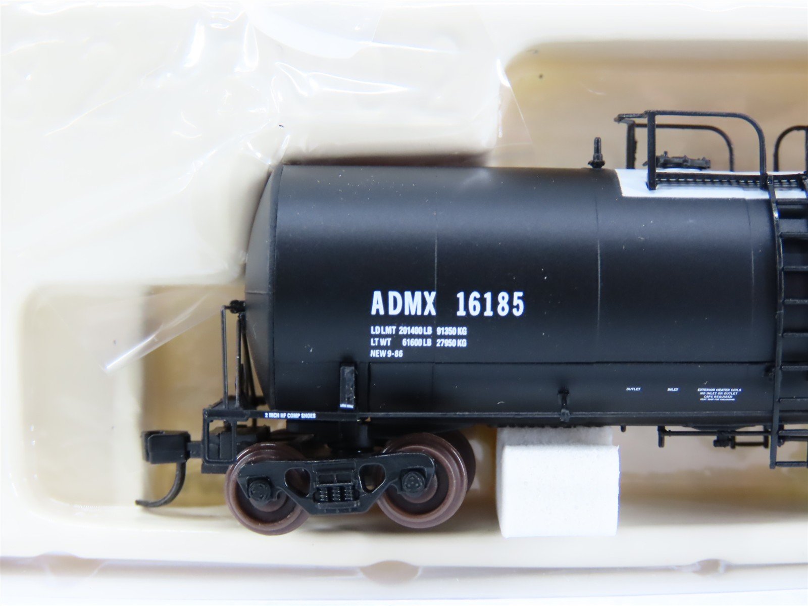 N Scale Atlas 40293 ADMX 17,600 Gallon Corn Syrup Tank Car #16185