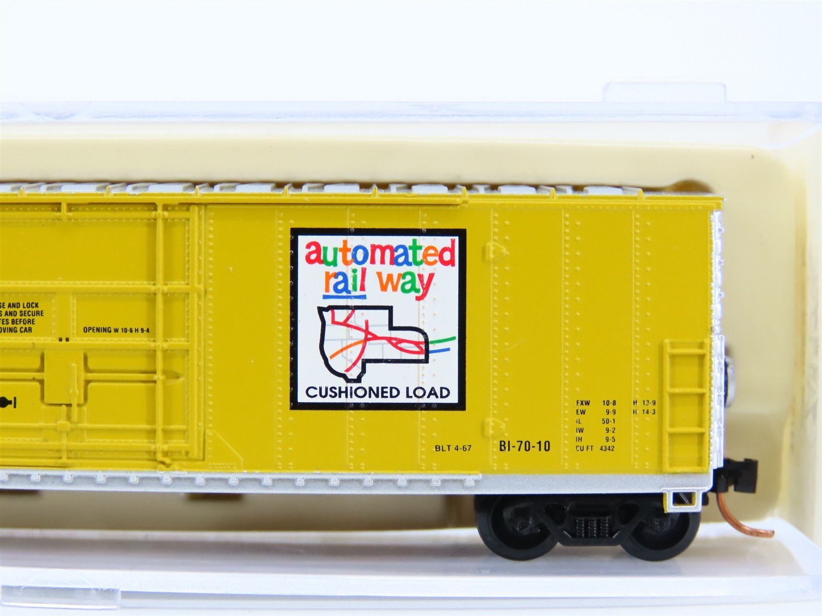 N Scale Atlas 33752 UP Union Pacific Railroad 50' FGE Box Car #490451