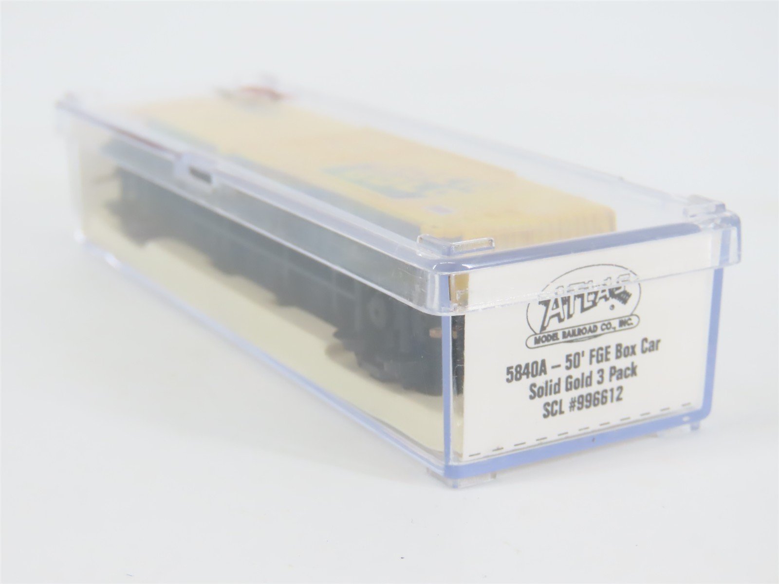 N Scale Atlas 5840A FGE SCL Solid Gold 50' Single Door Box Car #996612