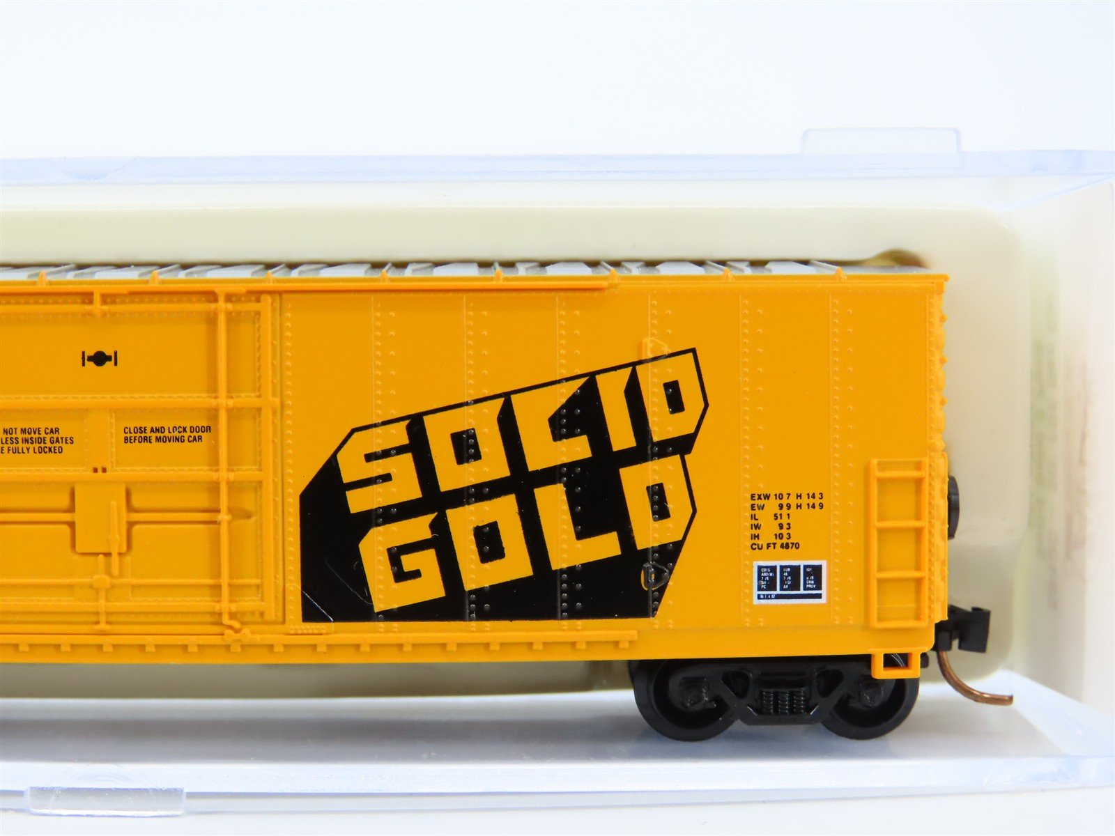 N Scale Atlas 5840C FGE SCL Solid Gold 50' FGE Single Door Box Car #996516