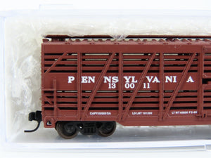 N Scale Atlas 35493 PRR Pennsylvania Railroad 50' Stock Car #130011