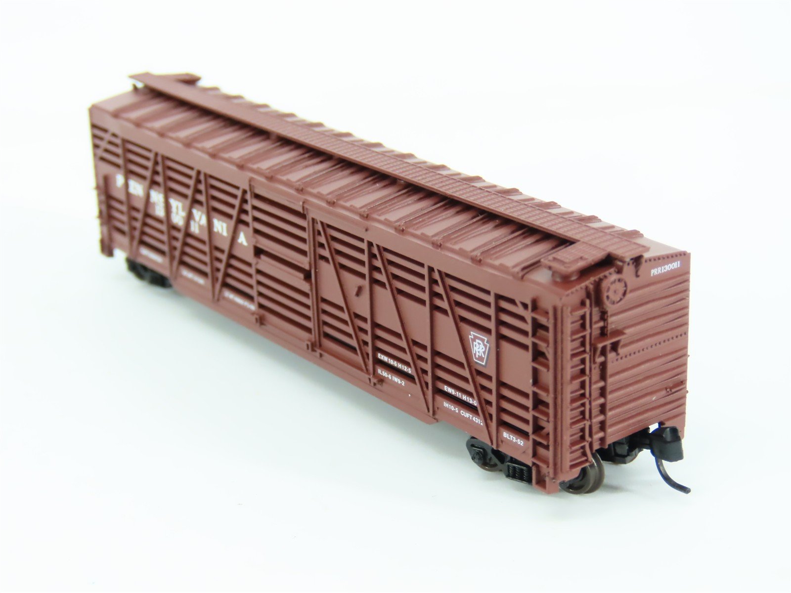 N Scale Atlas 35493 PRR Pennsylvania Railroad 50' Stock Car #130011