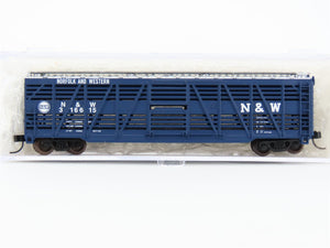 N Scale Atlas 35423 N&W Norfolk & Western Railroad 50' Stock Car #316615