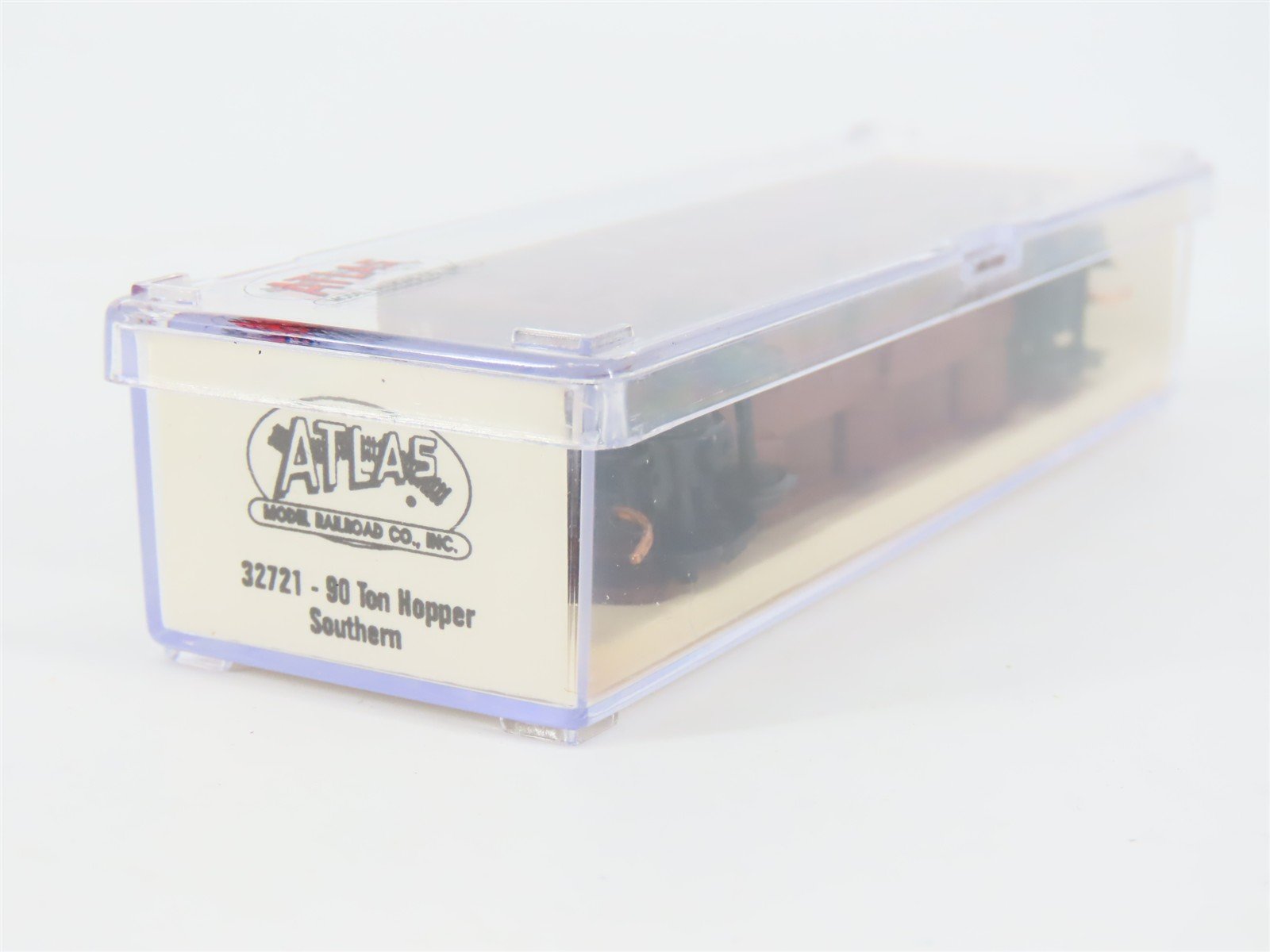 N Scale Atlas 32721 SOU Southern Railway 3-Bay Open Hopper #360659 w/ Load