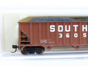 N Scale Atlas 32725 SOU Southern Railway 3-Bay Open Hopper #360568 w/ Load