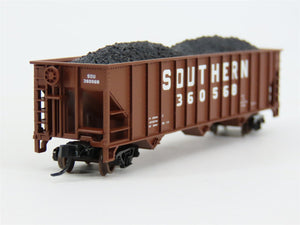 N Scale Atlas 32725 SOU Southern Railway 3-Bay Open Hopper #360568 w/ Load