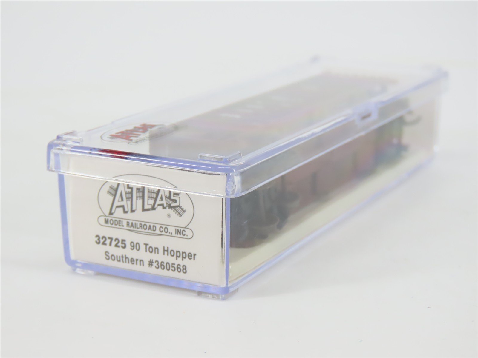 N Scale Atlas 32725 SOU Southern Railway 3-Bay Open Hopper #360568 w/ Load