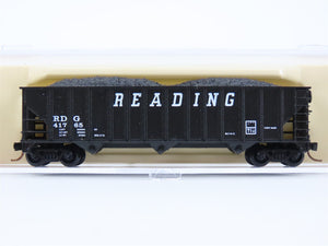 N Scale Atlas 32741 RDG Reading 3-Bay Open Hopper #41765 w/ Load