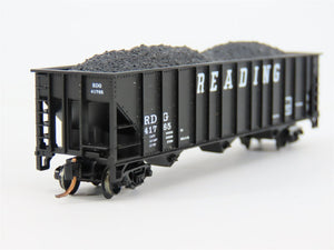 N Scale Atlas 32741 RDG Reading 3-Bay Open Hopper #41765 w/ Load
