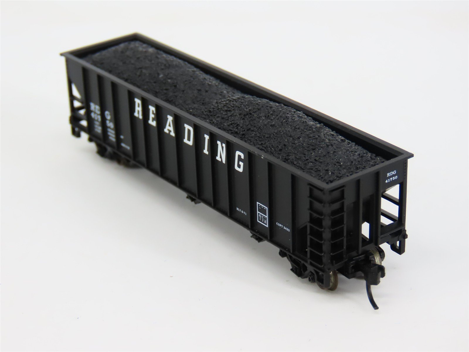 N Scale Atlas 32744 RDG Reading 3-Bay Open Hopper #41750 w/ Loads