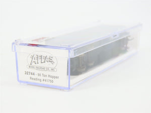 N Scale Atlas 32744 RDG Reading 3-Bay Open Hopper #41750 w/ Loads